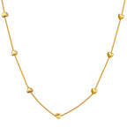 Titanium Peach Heart Bracelet& Neckwear