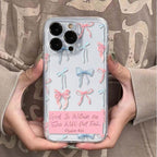 Bow-shaped English iPhone Cases - Viexta