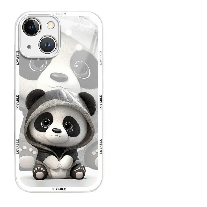 Panda Glass iPhone Case - Viexta