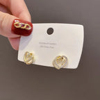 S925 Silver Needle Love Series Earrings - Viexta