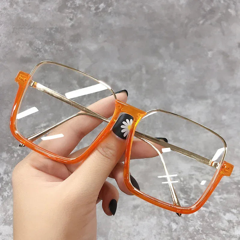 womens-alloy-lower-semi-rimless-glasses - Viexta