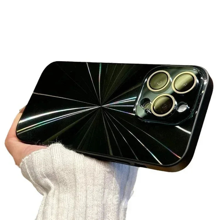 Colorful CD Grain Magnetic Crystal Lens iPhone Case - Viexta