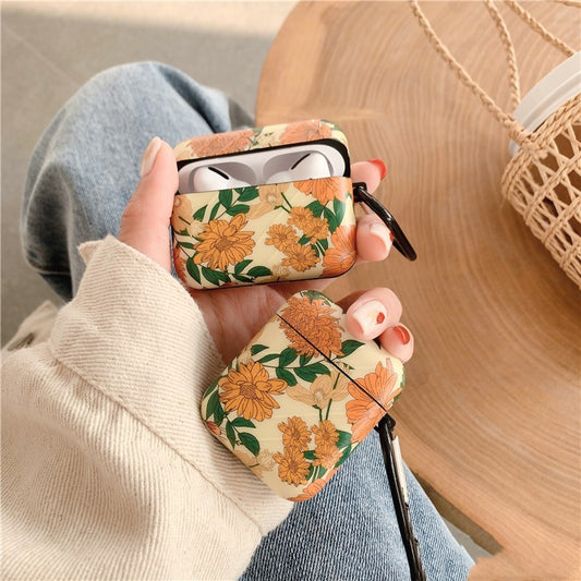 Yellow daisies for AirPods cases