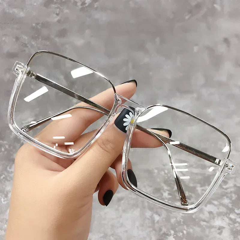womens-alloy-lower-semi-rimless-glasses - Viexta