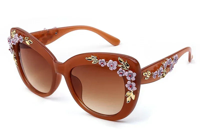 Women Sunglasses Flower - Viexta