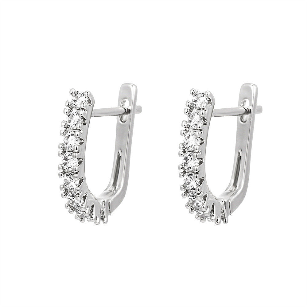 Classic Zircon Women's Earrings