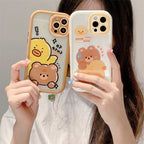 Summer Bear Duck Anti-fall iPhone Case - Viexta