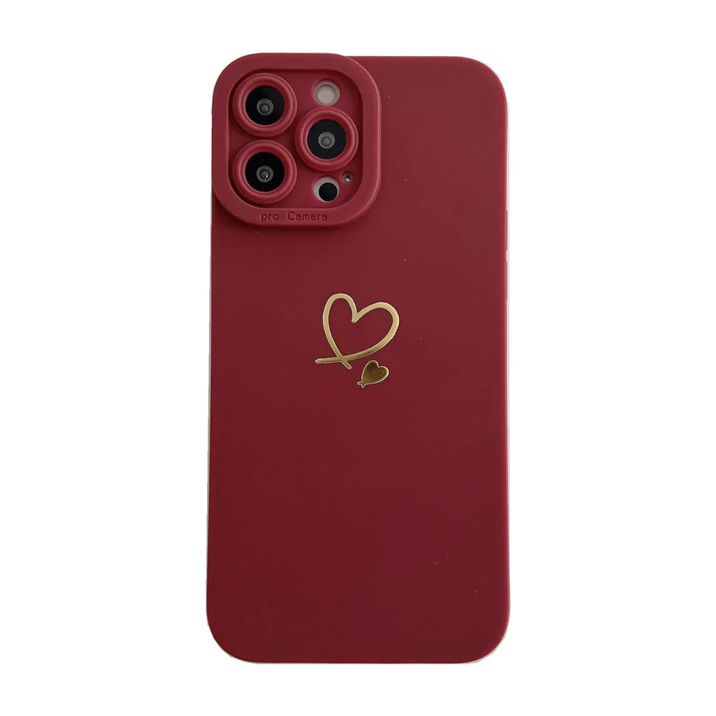 Angel Eye Bronzing Solid Color iPhone Case - Viexta