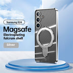 Transparent Plating Bracket Silicone Samsung Protective case