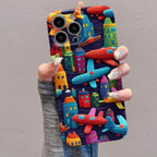 Oil Painting Minimalist Airplane iPhone Case - Viexta