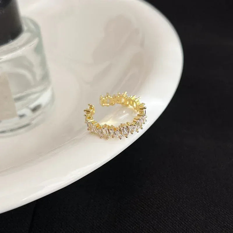 Double Layer Zircon Ring - Viexta
