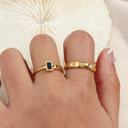 18k Luxury Temperament Flower Ring