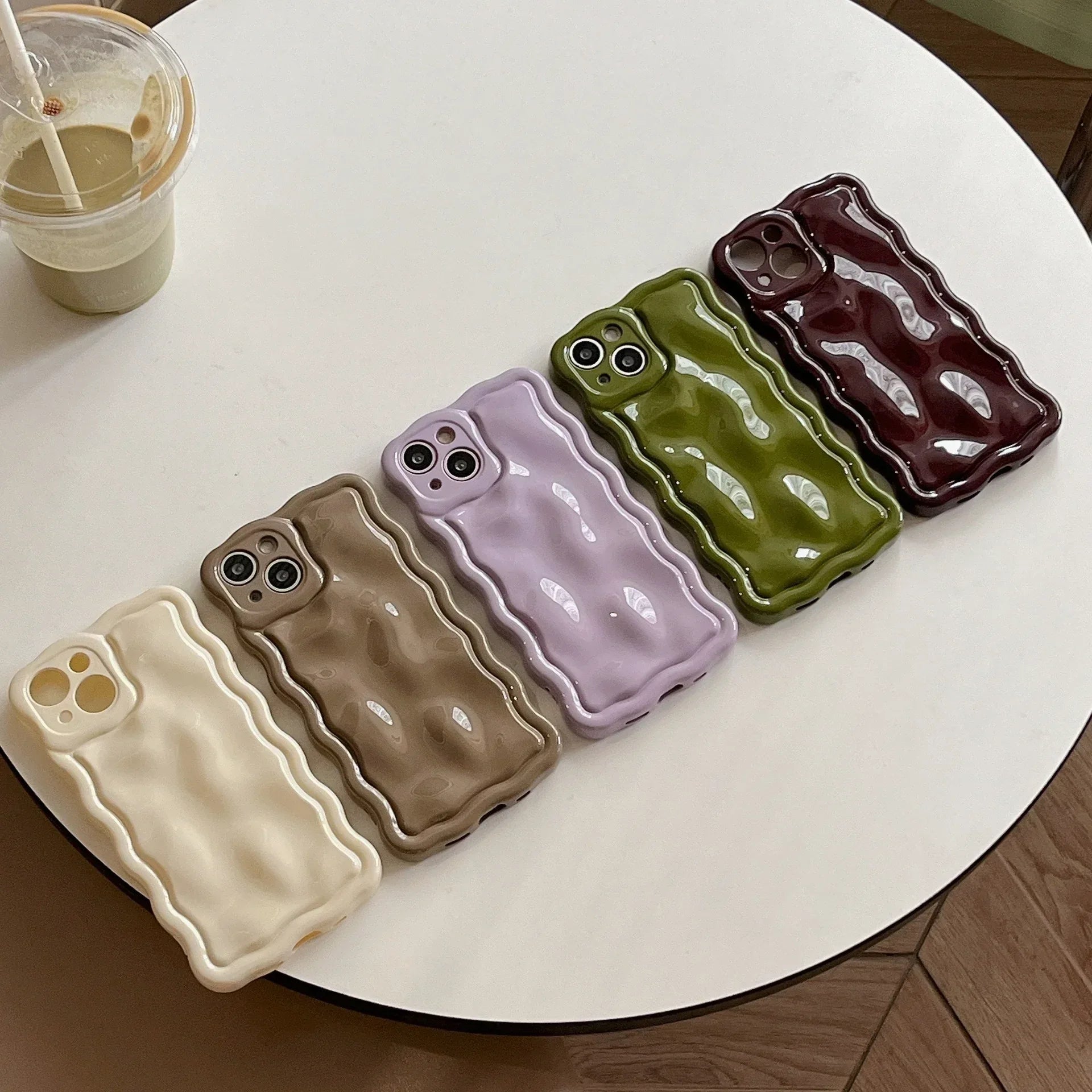 Niche Wind Wave Shell iPhone case - Viexta