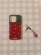 Red Strawberry Silicone Anti Drop iPhone Case - Viexta