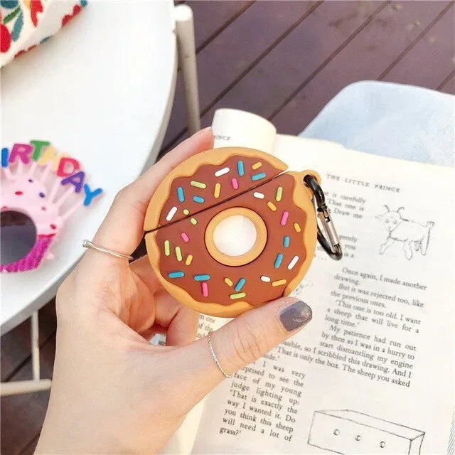 Donuts Silicon IPHONE Air pod Case - Viexta