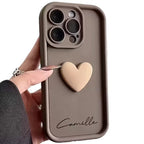 English iPhone Case With 3D Heart - Viexta
