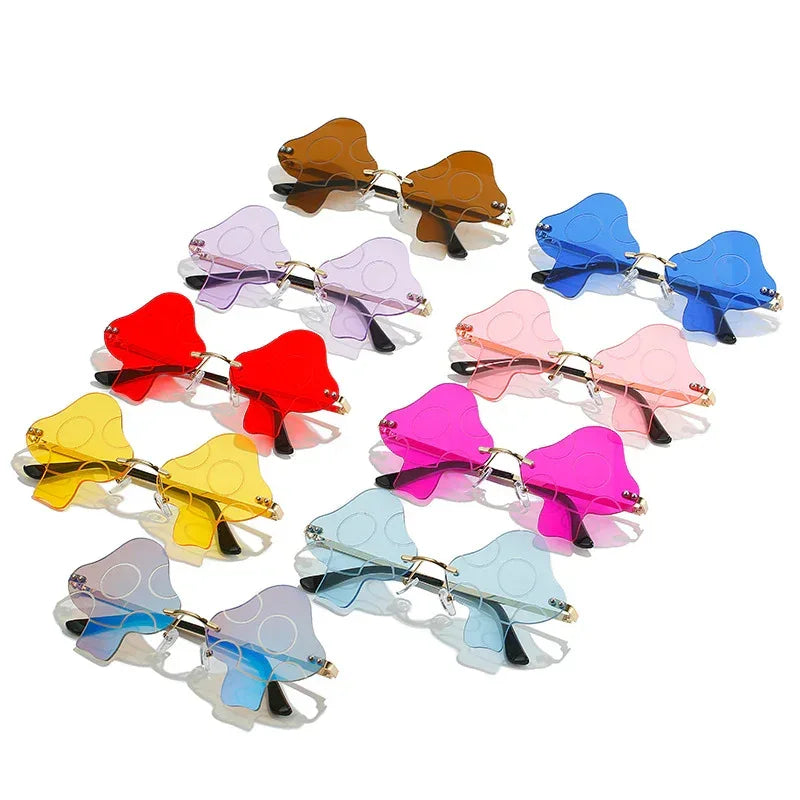 Irregular Mushroom-shaped Sunglasses - Viexta