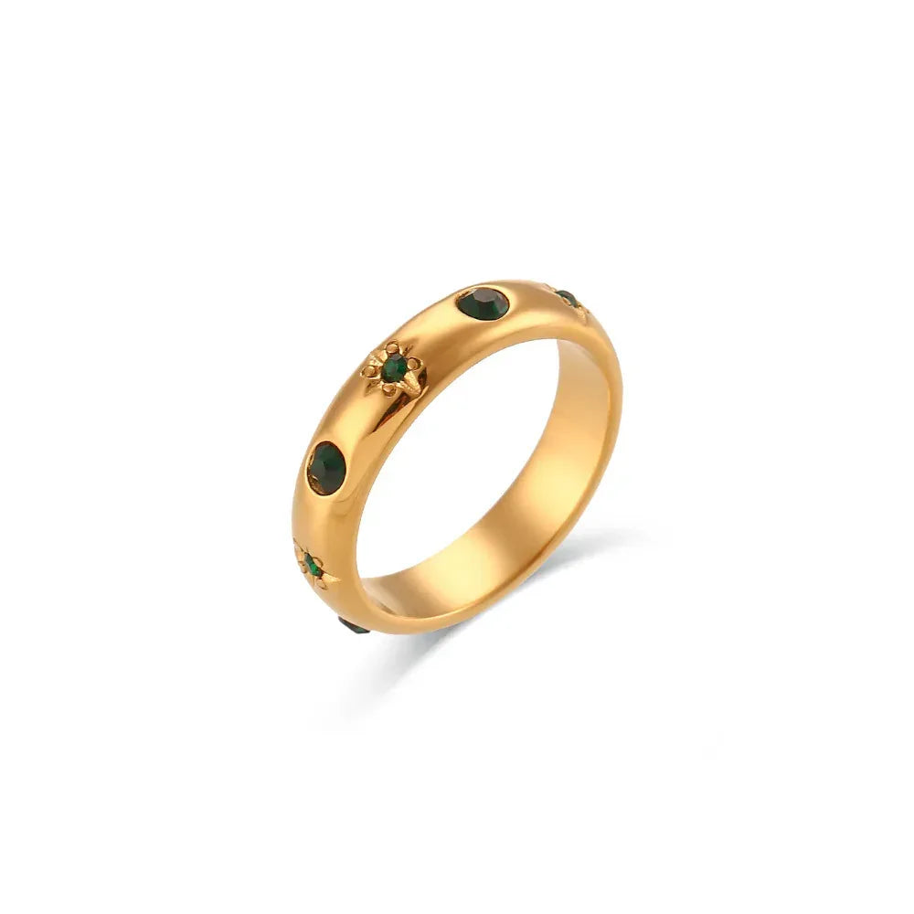 18k Luxury Temperament Flower Ring - Viexta