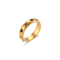 18k Luxury Temperament Flower Ring - Viexta