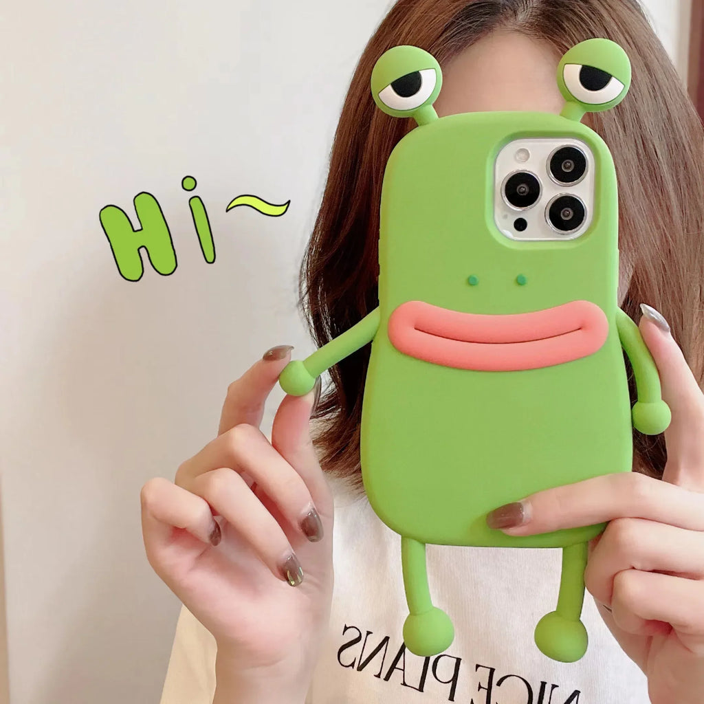 Silicone 3D Frog IPhone Case - Viexta