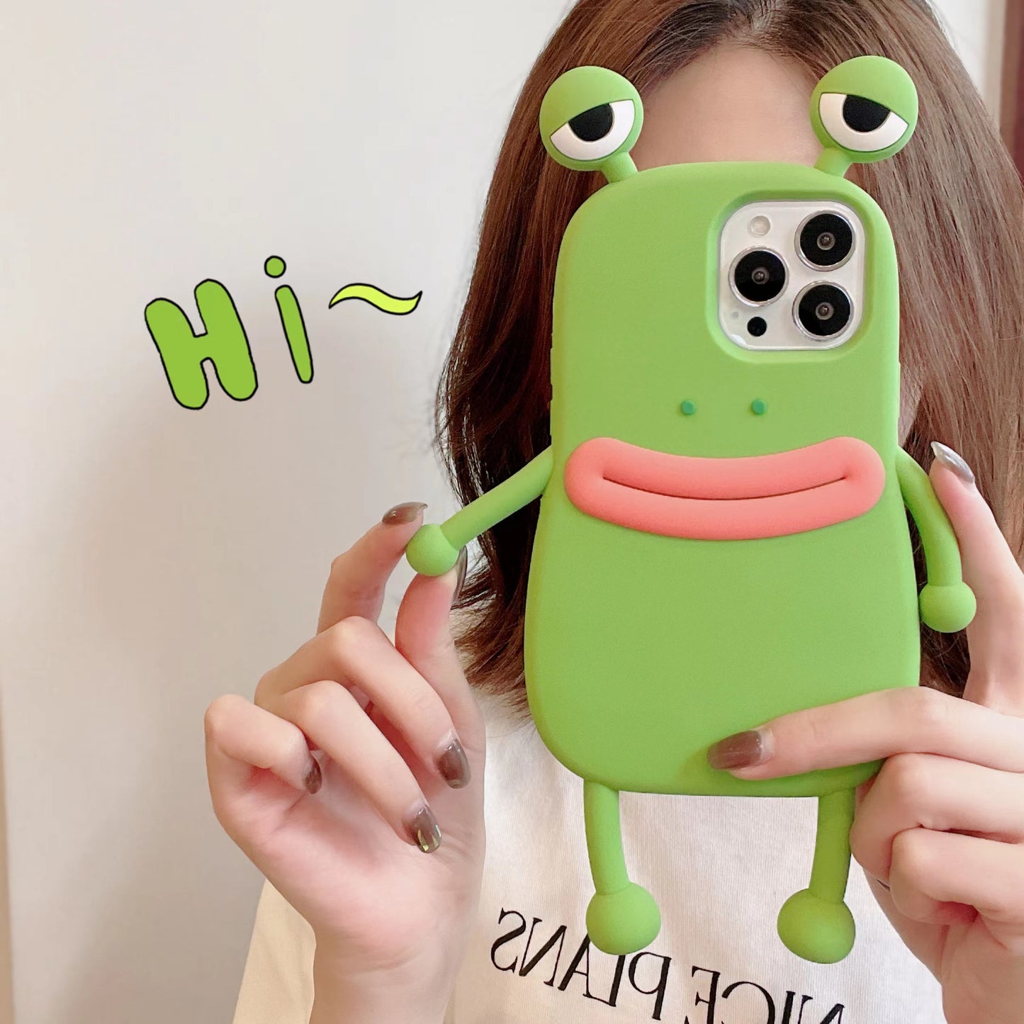 Silicone 3D Frog IPhone Case