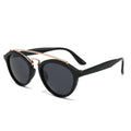 Womens Classic Narrow-Frame Dual-Beam Sunglasses - Viexta