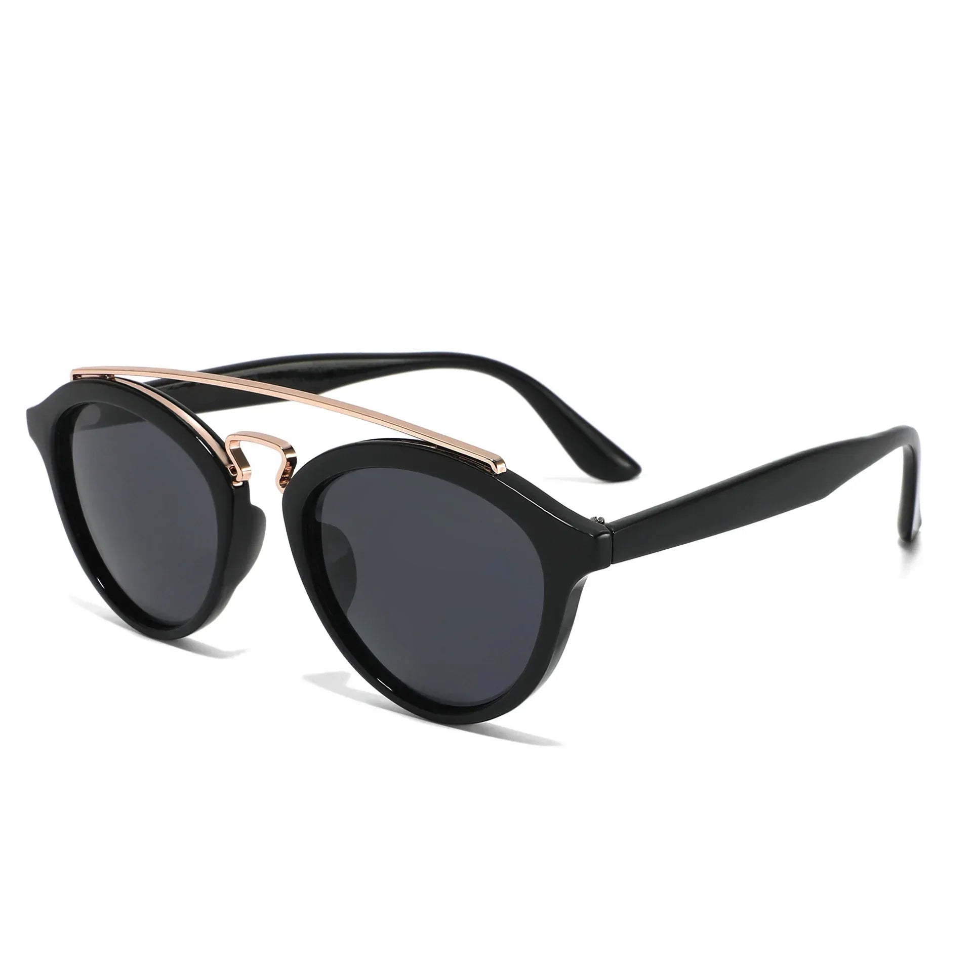 Womens Classic Narrow-Frame Dual-Beam Sunglasses - Viexta
