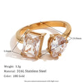 essesx-stainless-steel18k-ring - Viexta