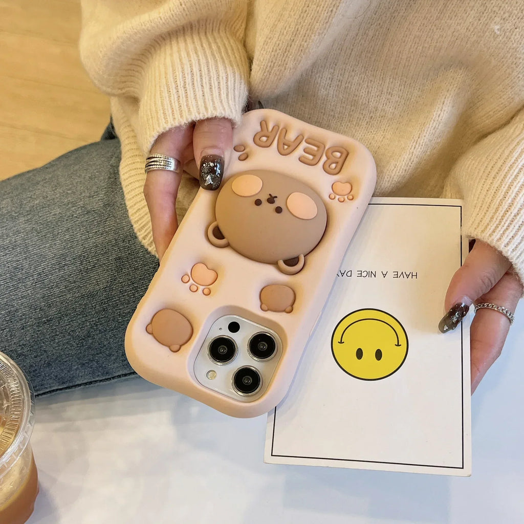 Silicone Bear iPhone Case - Viexta