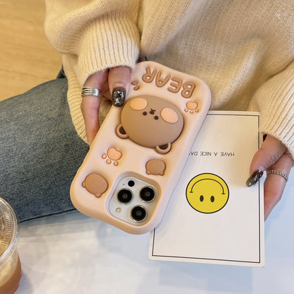 Silicone Bear iPhone Case