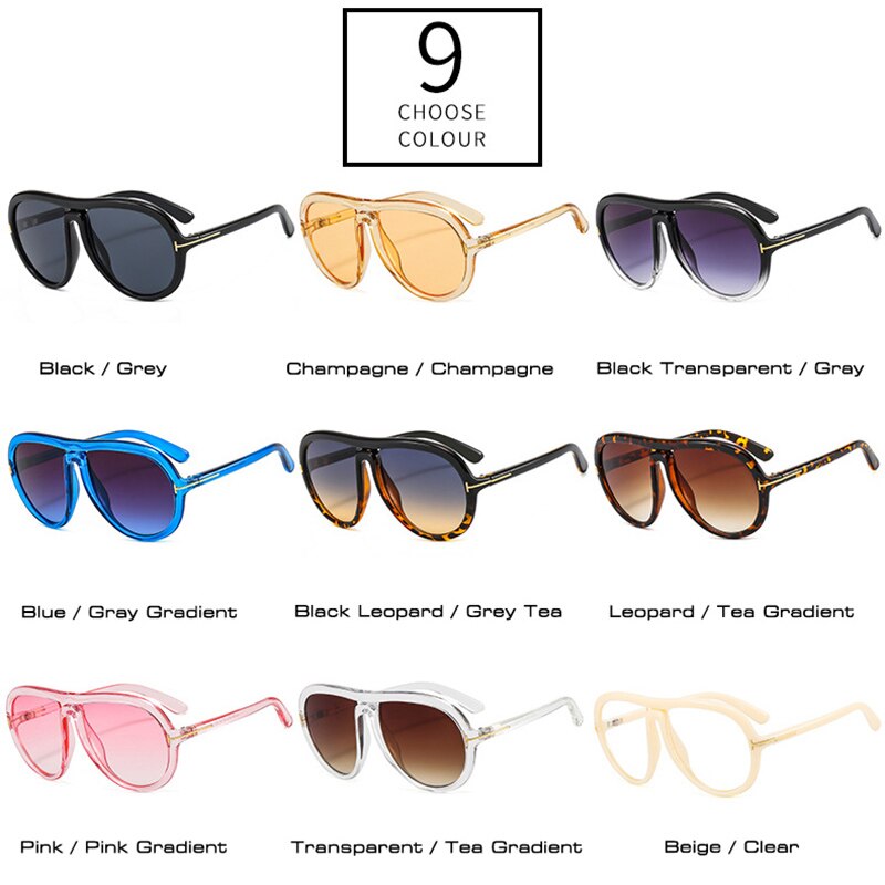 Retro Oversized Pilot Sunglasses