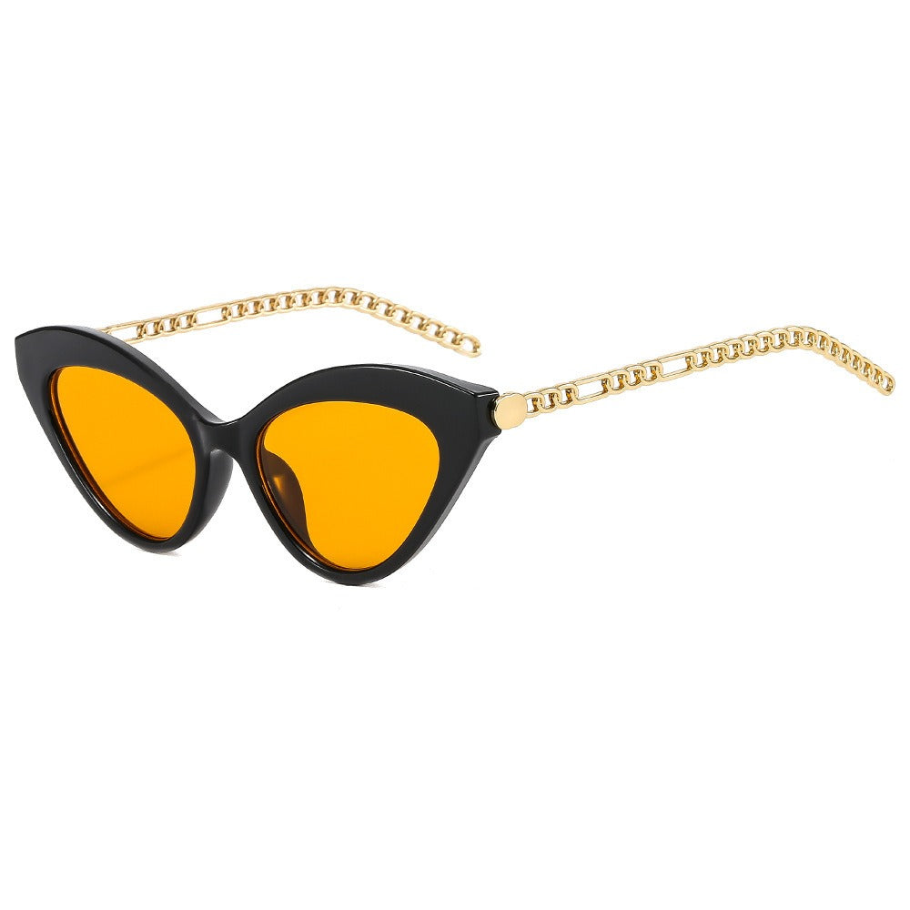 Modern personality show with sunglasses trend