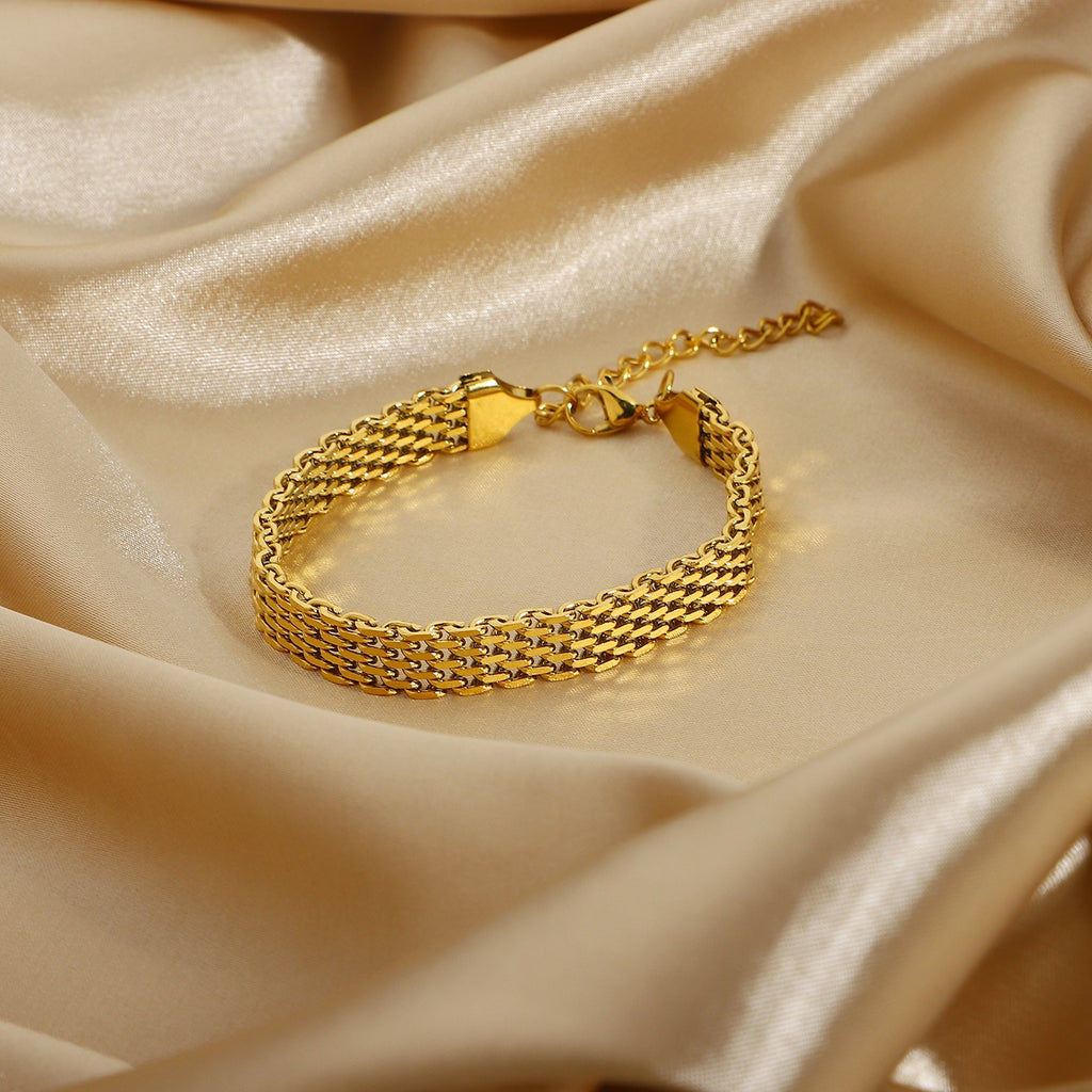 Stainless Steel Cuba Bracelet