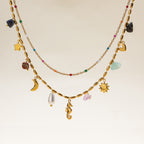 Titanium Steel Pearl Necklace