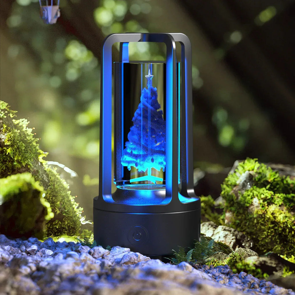 Creative 2 In 1 Audio Acrylic Crystal Lamp - Viexta