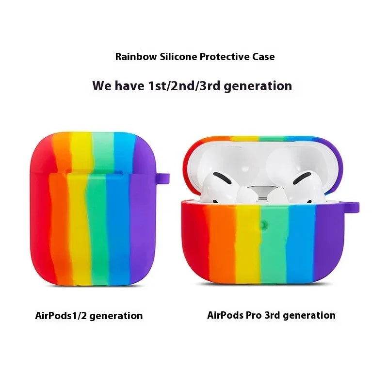 airpods-rainbow-wireless-bluetooth-earphone-cover - Viexta