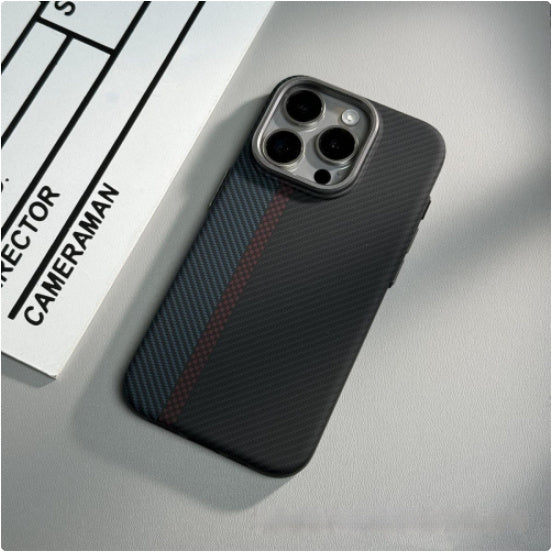 Magnetic Carbon Fiber Drop-resistant iPhone