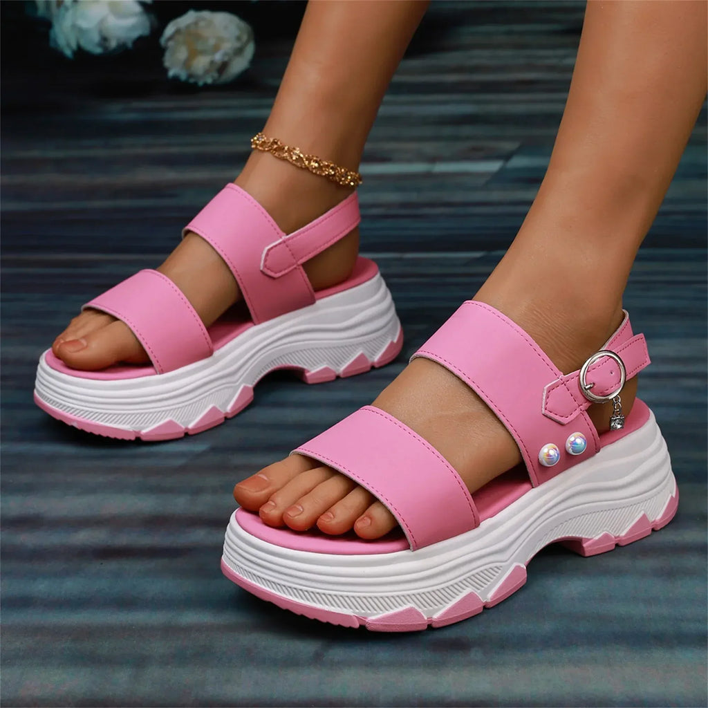 Casual Double-strap Summer Sandals - Viexta
