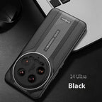 Leather Pattern Baked Porcelain Cover for Xiaomi 14Ultra - Viexta