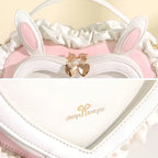 Rabbit Ear Peach Heart Handbag - Viexta