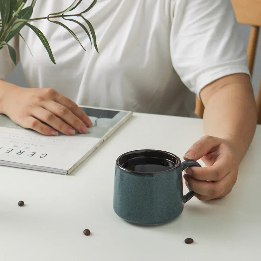 300ML Glazed Ceramic Mugs - Viexta