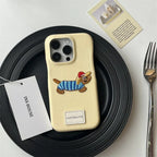 Leather Sausage Dog iPhone Case - Viexta