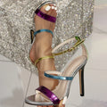 Ankle-strap Buckle High Heels - Viexta