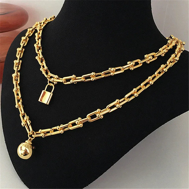Multi-layer Irregular Necklace - Viexta