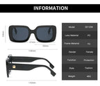 New Retro Square Large Frame Sunglasses - Viexta