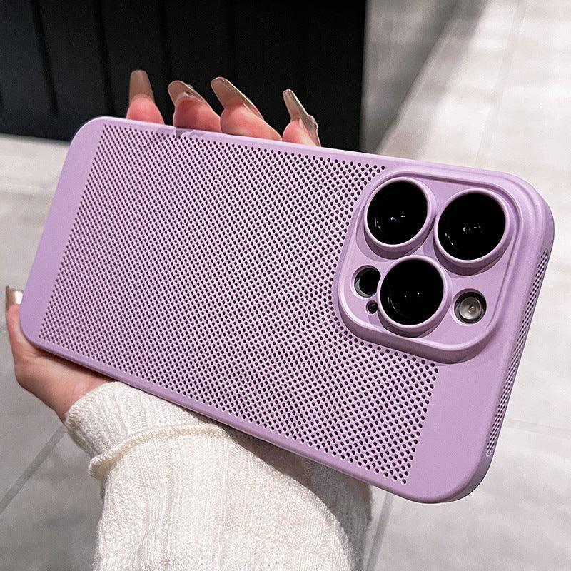 Ultra-thin Breathable With Lens Protector iPhone Case - Viexta