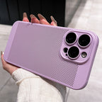 Ultra-thin Breathable With Lens Protector iPhone Case