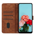 Leather Case Skin Frosted Striped Card Wallet iPhone case