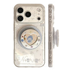 Glitter Snowman Magnetic Stand iPhone Case