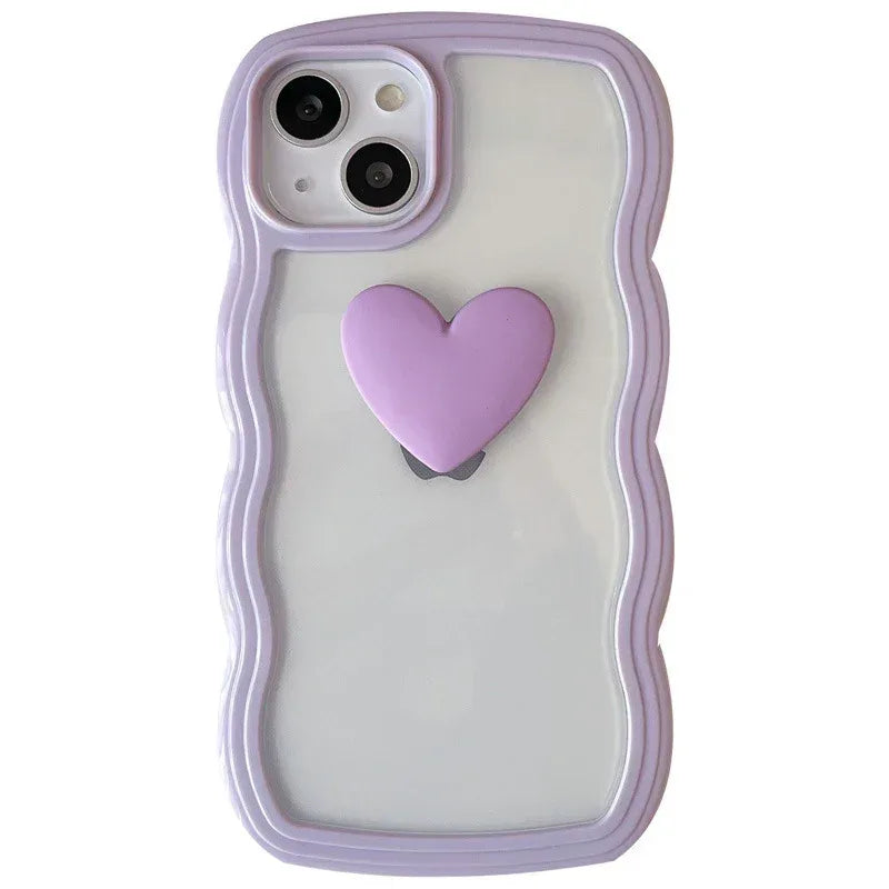 Love Wave Border iPhone Case - Viexta